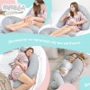 Подушка для беременных и кормлений 30х200 см Papaella серая (D-2019090984)