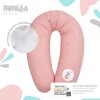 Подушка для беременных и кормлений 30х200 см Papaella розовая (D-2019090985)