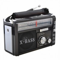Радиоприемник проигрыватель портативный аккумуляторный с радио USB+SD+FM+AM+Bluetooth Golon RX 381 BT Черный (D-2019091429)