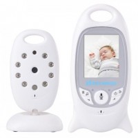 Видеоняня Baby Monitor на аккумуляторах с двусторонней связью, мелодиями и термометром (D-2019090778)