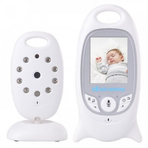 Видеоняня Baby Monitor на аккумуляторах с двусторонней связью, мелодиями и термометром (D-2019090778)