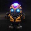 Интерактивная игрушка Бамблби  танцующий супер герой робот трансформер DANCE HERO ROBOT BUMBLEBEE со световыми и звуковыми эффектами (D-201909054)