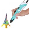 3Д ручка для рисования с LED дисплеем MHz Smart 3D Pen 2 Синяя (D-20190900002)