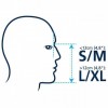 Маска для плаванья снорклинга дайвинга полнолицевая панорамная FREE BREATH  L/XL Plus с креплением для камеры Бирюзовая (D-2019090129)