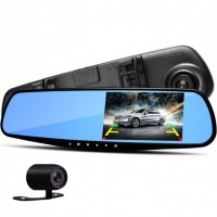 Видеорегистратор зеркало с камерой заднего вида 2 камеры Vehicle Blackbox DVR Plus Full HD (D-2019090513) Видеорегистратор зеркало с камерой заднего вида 2 камеры Vehicle Blackbox DVR Plus Full HD (D-2019090513)