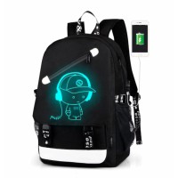 Светящийся городской рюкзак с usb зарядкой Senkey & Style Music 46 х 30 х 15 см черный (D-2019091940) Светящийся городской рюкзак с usb зарядкой Senkey & Style Music 46 х 30 х 15 см черный (D-2019091940)