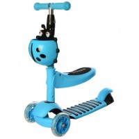 Самокат-беговел детский Scooter ITrike 3в1 Голубой (D-2019091423) Самокат-беговел детский Scooter ITrike 3в1 Голубой (D-2019091423)