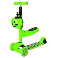 Самокат-беговел детский Scooter ITrike 3в1 Зеленый (D-2019091421) Самокат-беговел детский Scooter ITrike 3в1 Зеленый (D-2019091421)