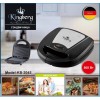 Сендвичница гриль Kingberg KB-2045 с антипригарным покрытием для приготовления сендвичей бутербродов и бургеров (D-2019090753)