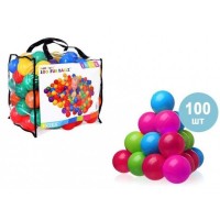 Набор 100 шт цветных мячей Intex 8 см (D-2019091224)