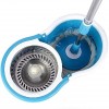 Швабра с турбо отжимом и ведром с корзиной центрифугой Spin Mop 360 Голубое (D-2019090561)