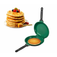 Сковорода для приготовления панкейков и блинов двухсторонняя блинница Pancake 20 см STENSON (D-2019091341)