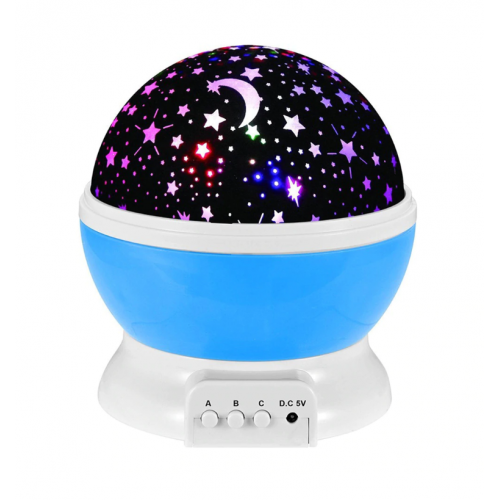 Проектор звездного неба ночник Star Master Dream Plus голубой (D-2019090524)