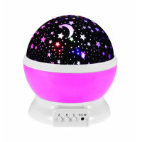 Проектор звездного неба ночник Star Master Dream Plus розовый (D-2019090525)
