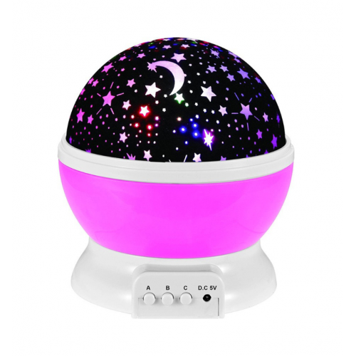 Проектор звездного неба ночник Star Master Dream Plus розовый (D-2019090525)