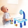 Детский мольберт проектор для рисования со слайдами 3 в 1 Projector Painting столик для рисования по проекциям + фломастеры Синий (D-2019090662)