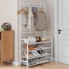 Напольная вешалка для одежды new simple floor clothes rack size с полками и крючками (D-2019090946)