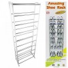 Полка для обуви, тумба для обуви Amazing Shoe Rack Стойка–органайзер для хранения 30 пар обуви с 10 полкамина регулируемая по высоте (D-2019091032)