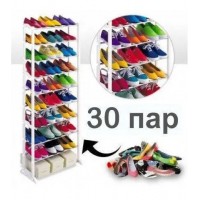 Полка для обуви, тумба для обуви Amazing Shoe Rack Стойка–органайзер для хранения 30 пар обуви с 10 полкамина регулируемая по высоте (D-2019091032) Полка для обуви, тумба для обуви Amazing Shoe Rack Стойка–органайзер для хранения 30 пар обуви с 10 полкамина регулируемая по высоте (D-2019091032)