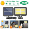 Фонарь фасадный на солнечной батарее Solar 12V Светильник с датчиком движения 6500К Черный  (D-2019091097)