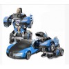 Машинка робот аккумуляторный автобот с пультом на радиоуправлении Bugatti Veyron Robot Car Size 1:12 Синяя (D-2019090689)