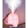 Зайка Увлажнитель воздуха и ночник 2в1 Humidifier, Розовый (D-2019091077)