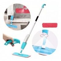 Швабра с распылителем воды универсальная для мытья полов и окон Healthy Spray Mop с насадкой из микрофибры (D-2019090559)