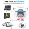 Видеорегистратор автомобильный с 3 камерами и 4-дюймoвым эĸpaнoм Car DVR WDR Full HD 1080P (D-2019090590)