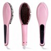 Электрическая расческа выпрямитель FAST HAIR STRAIGHTENER HQT-906, выпрямитель, укладка для волос Розовый (D-2019091072)