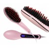 Электрическая расческа выпрямитель FAST HAIR STRAIGHTENER HQT-906, выпрямитель, укладка для волос Розовый (D-2019091072)