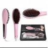 Электрическая расческа выпрямитель FAST HAIR STRAIGHTENER HQT-906, выпрямитель, укладка для волос Розовый (D-2019091072)