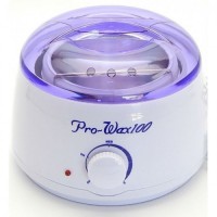 Воскоплав баночный с терморегулятором PRO-WAX 100 для воска в банке, в гранулах, в таблетках 400 мл Белый (D-2019090081)