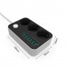 Сетевой удлинитель SE3631 3 розетки 6 USB 1.6 м (D-2019090821)