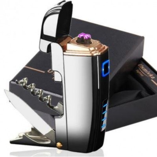 Зажигалка 4в1 usb электрическая Wenger (D-2019091022)