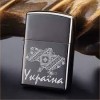 Электрическая зажигалка с гравировкой Карта Украины USB (D-2019091151)
