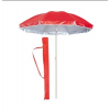 Складной пляжный зонт с телескопической ножкой Umbrella Travel Pro, купол 2 метра Красный (D-2019091170)