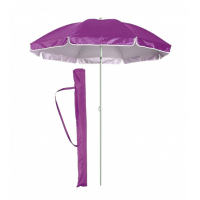 Складной пляжный зонт с телескопической ножкой Umbrella Travel Pro, купол 2 метра Фиолетовый (D-2019091664)
