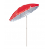 Складной пляжный зонт с телескопической ножкой Umbrella Travel Pro, купол 2 метра Красный (D-2019091170)